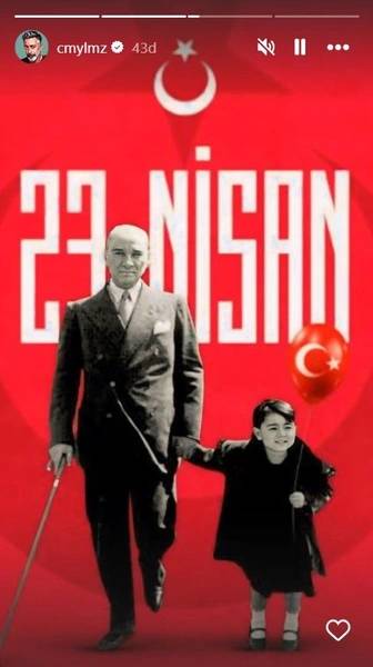 Ünlülerden 23 Nisan paylaşımları - Resim: 1